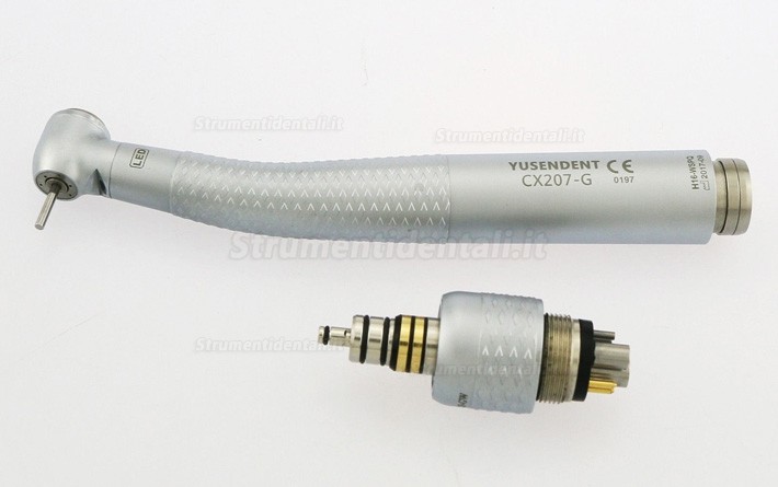 YUSENDENT® CX207-GW-SP Turbine LED Push Buttom testa standard con Connettore W&H compatibile